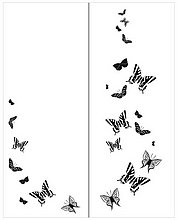 Пескоструйный рисунок бабочки 262