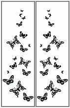 Пескоструйный рисунок бабочки №345