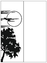 Пескоструйный рисунок дерева №238