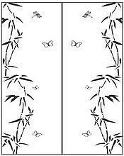 Пескоструйный рисунок бабочки №193