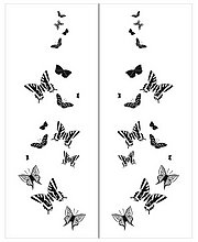 Пескоструйный рисунок бабочки 263