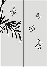 Шаблон бабочки №27