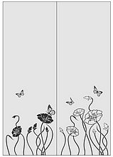 Пескоструйный рисунок бабочки 274