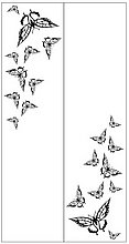 Пескоструйный рисунок бабочки 283