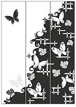 Пескоструйный рисунок бабочки 304