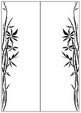 Пескоструйный рисунок  бамбук 64