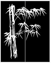 Пескоструйный рисунок  бамбук 85