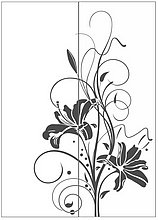 Пескоструйный рисунок Цветы №511