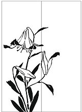 Пескоструйный рисунок Цветы №579