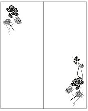 Пескоструйный рисунок Цветы №588