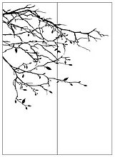 Пескоструйный рисунок дерева №236